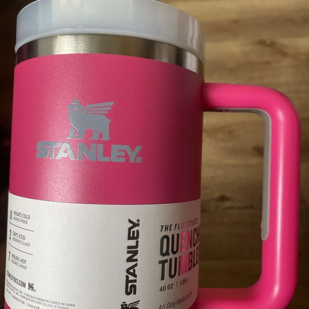 Stanley Quencher H2.0 FlowState Tumbler 40oz - Rose Red - Picture 2 of 7
